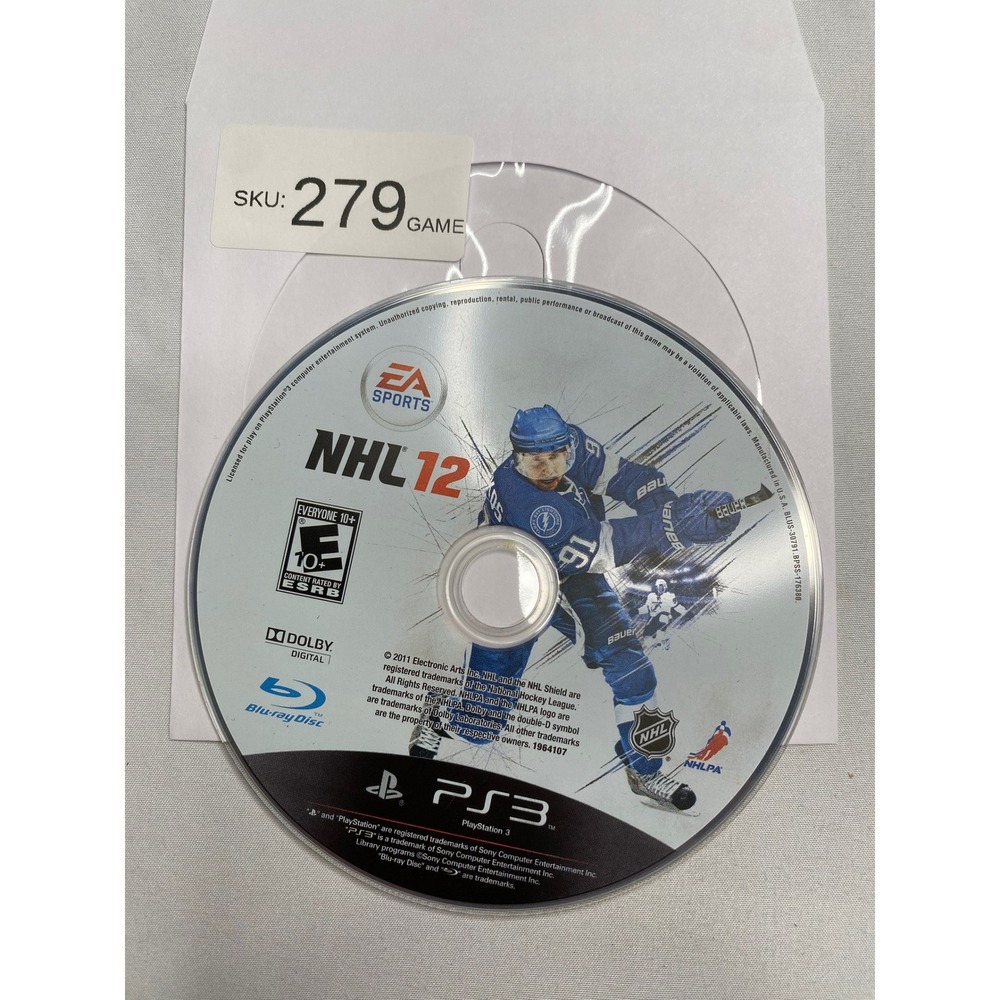 EA Sports NHL 12 Sony PlayStation 3